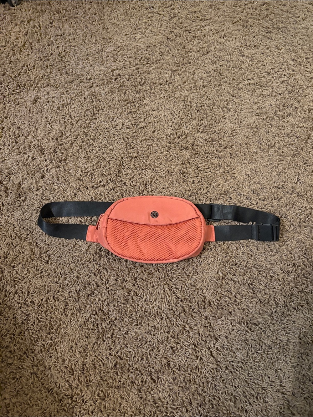 GAIAM Coral Crossbody/Fanny Pack with Black Adjustable Strap